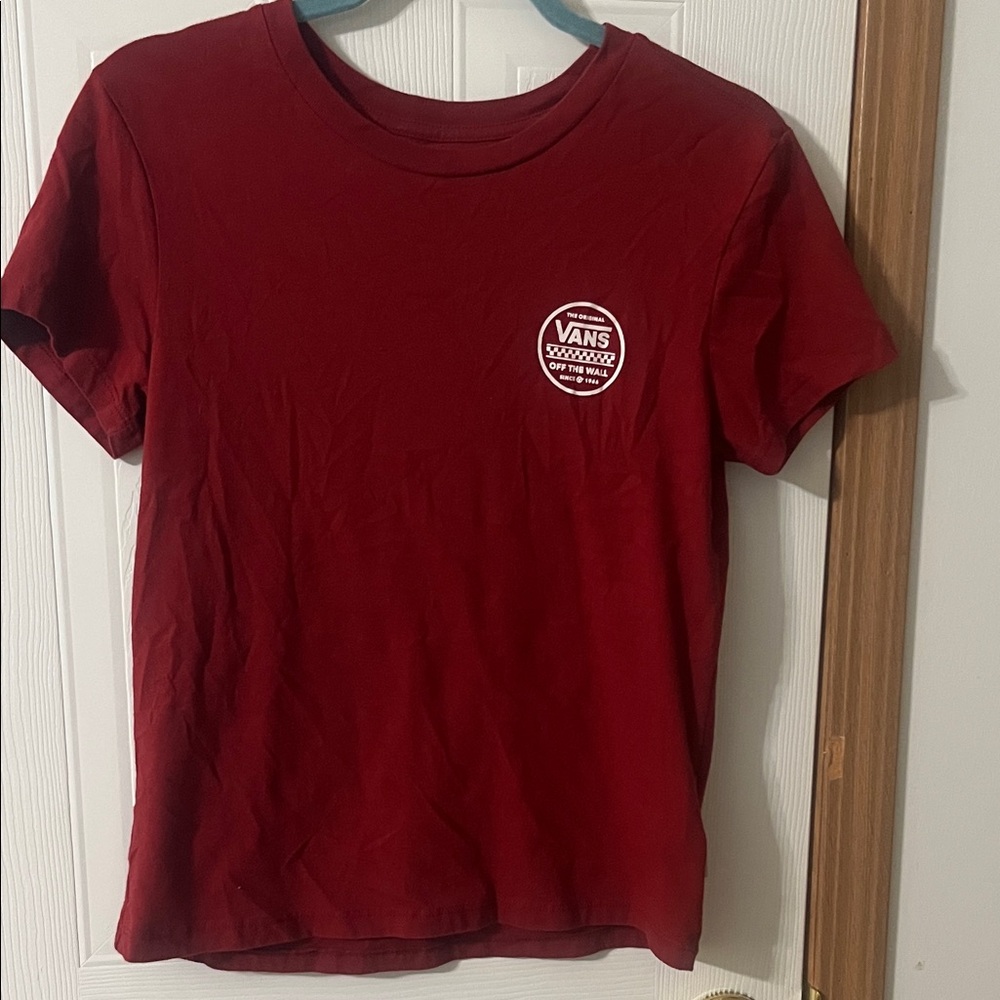 Vans Burgundy Logo Tee